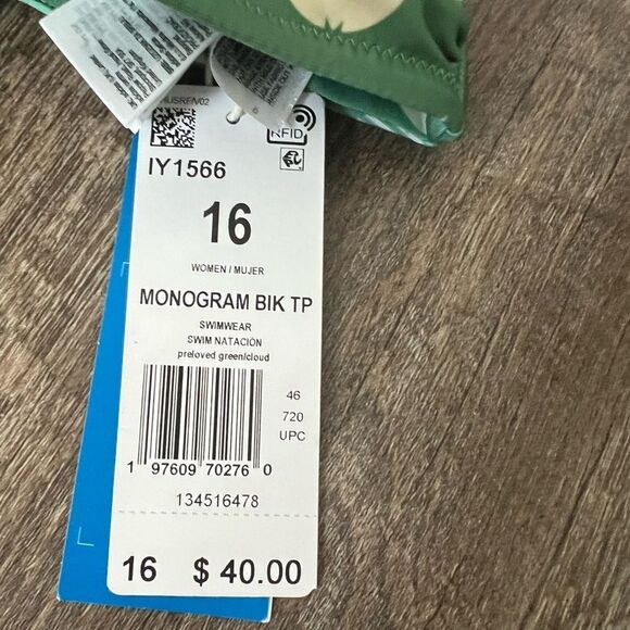 Adidas Monogram Bikini Top- Size 16 - Picture 5 of 5